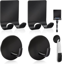 Razor Holder 304 Stainless Steel for Shower  Adhesive Sticky Heavy Duty Waterpr