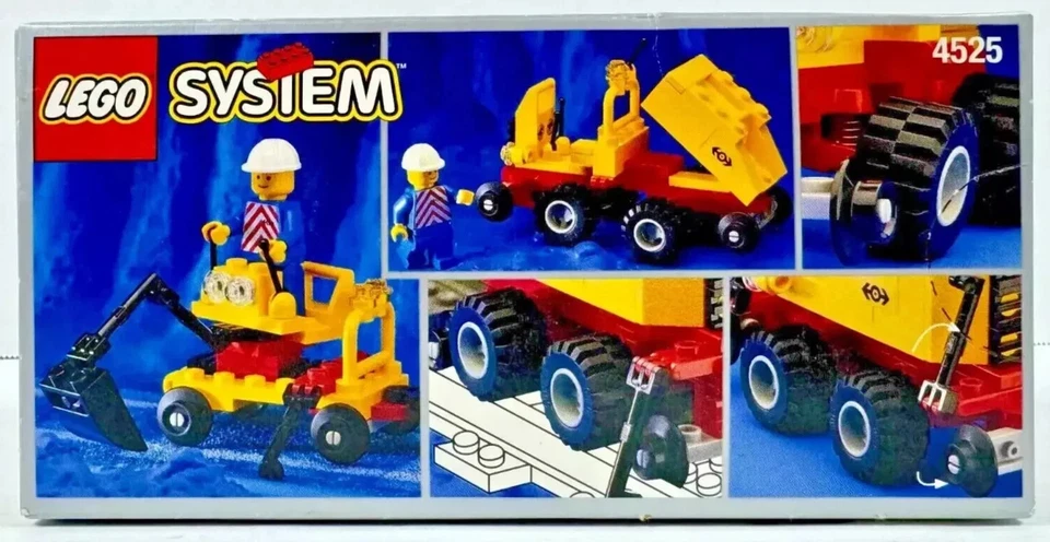 Lego (4525) Sistema de Trem 9V: Reparo de Estrada e Ferroviário Vintage 1994 Novo Selado Aposentado - Imagem 2 de 4