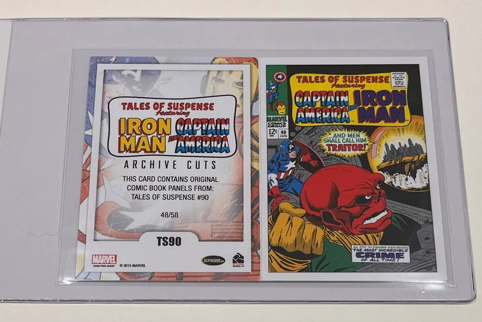 MARVEL COMIC CUT - 2015 - AVENGERS: SA - TS90 - 48/58 - TALES SUSPENSE - TS #90 - Image 4 of 4