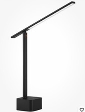 Kovacs P085-L Portables 14" Tall LED Boom Arm Table Lamp - Coal Rechargeable