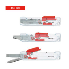 KOKUYO 2-in-1 Box Cutter & Scissors with Dual Modes Capless Red HSM-500TM-R