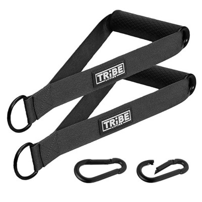  Cable Handles Gym Equipment - Gym Handles for Cables, Cable Machine Black
