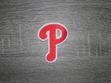 Philadelphia Phillies Red P Embroidered Iron On Patch 2.5" x 3.5"