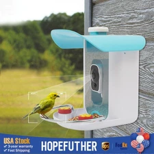 2.5L Outdoor Smart Bird Feeder w/Camera Bird Auto Capture w/ Solar Panel ?