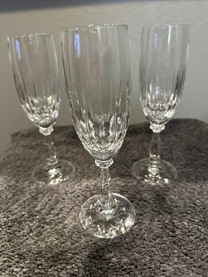 3 Schott-Zwiesel Delilah Fluted Champagne Glasses 7 3/4  Tall