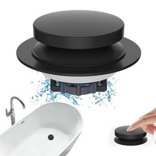 Universal Pop Up Tub Stopper, Bathtub Drain Hair Catcher Removable Filter Basket
