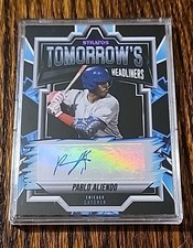 2025 Pulse Stratos #'d 6/10 Purple Pablo Aliendo Tomorrow's Headliners Auto