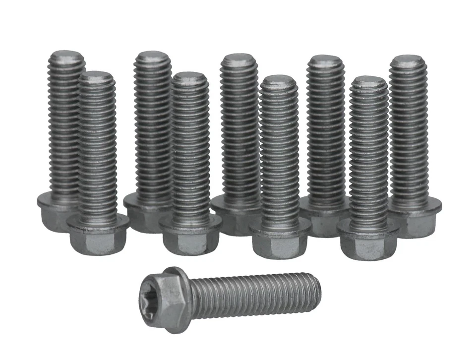 Bolt Bundschraube Sechskant mit Flansch M8x30 SW10 10er Pack - Bild 1 von 1