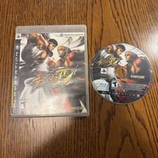 Street Fighter 4 IV (Sony PS3, 2009) Capcom Box & Disc
