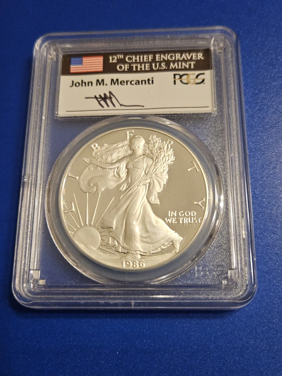 1986 American Eagle PR 70 Graded Silver Bullion Coins for sale | eBay