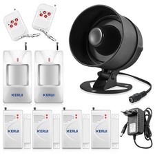 Kit Alarme Maison sans Fil 115dB - Système de Sécurité Complet avec Sirène
