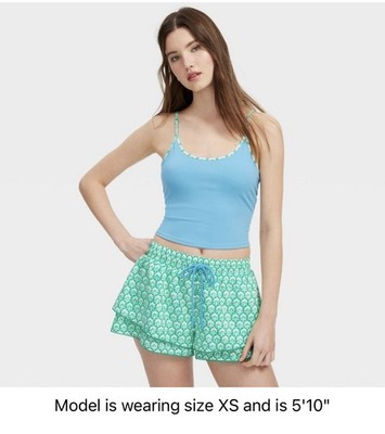 Women's Teen athletic Tank Top Soft Blue - Roller Rabbit X Target collab Small