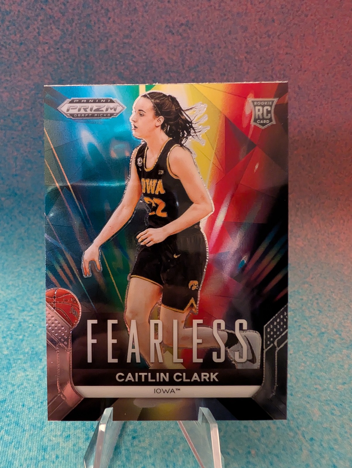 2024 Panini Prizm Draft Picks #24 Caitlin Clark Fearless