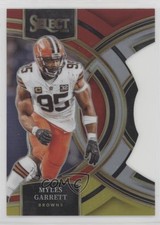 2023 Panini Select Premier Level Red & Yellow Prizm Die-Cut Myles Garrett 17xk