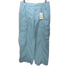 NEW BDG Urban Outfitters Womens Blue M Y2K Cyber Cargo Corduroy Low Rise 32x32