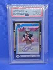 🚨🚨2024 Donruss Rates Rookie Spencer Rattler Black Auto /10 PSA 10 Saints🚨🚨