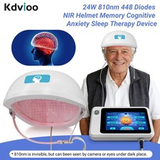 810nm Infrared Light Therapy Helmet Photobiomodulation for Brain Health Stroke
