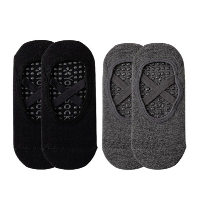 Calze Yoga Antiscivolo - 3 Paia In Cotone Per Danza, Pilates E Allenamento, Taglia Unica - 9