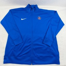 Nike PSG Paris Saint-Germain Trainingsjacke Herren Gr. XL Slim Fit Blau Dri-FIT