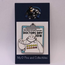 C4 Disney Parks LE 2000 Pin Doctors Day 2018 Baymax Big Hero