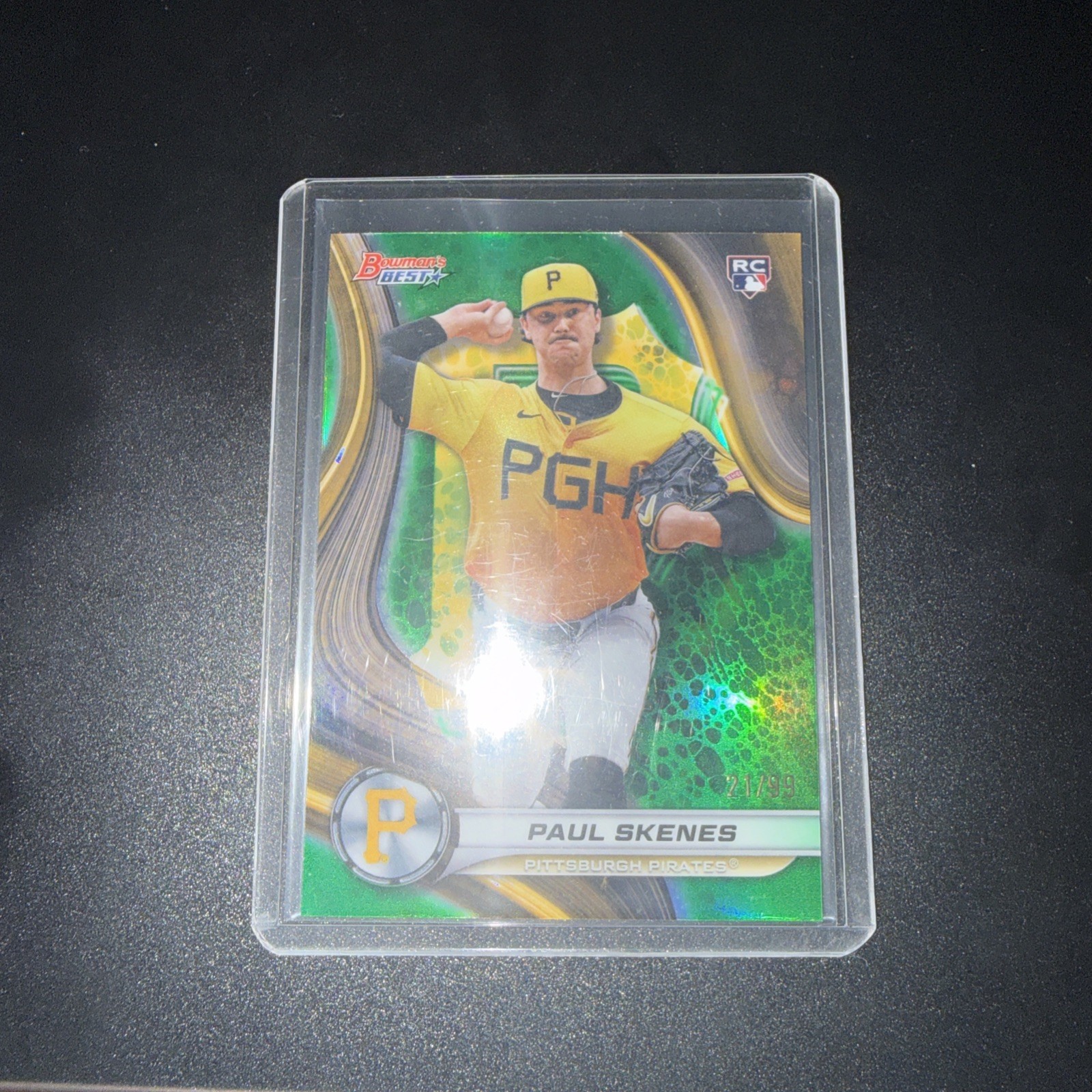 2024 Bowman’s Best Paul Skenes Rookie Pittsburgh Pirates #53 Green /99