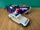 Corgi Juniors / Rover 3500 Police Car / Boxed. 1985. Vintage.