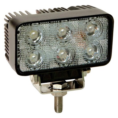 ECCO 2400 Series 4.4''x2.4'' 18W Rectangular Flood Beam LED Light