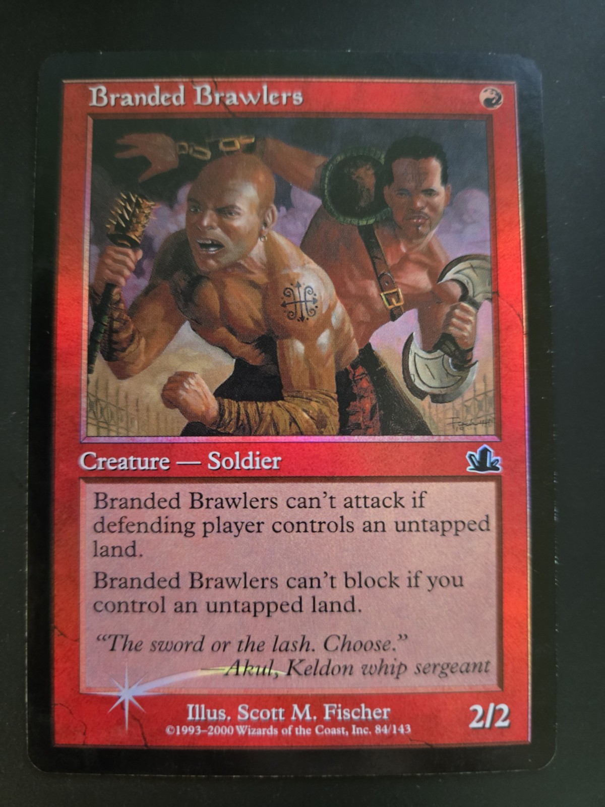 Branded Brawlers LP FOIL Prophecy MTG FREE SHIPPING