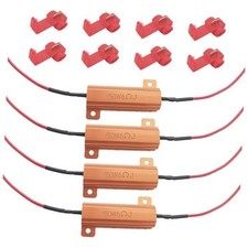 4pcs Turn Signal LED Resistor Kit,Fix The Flickering Led Turn Signal