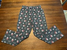 Vineyard Vines Christmas Tree Whale Holiday Pajama Pants Size Youth M 12-14 Navy