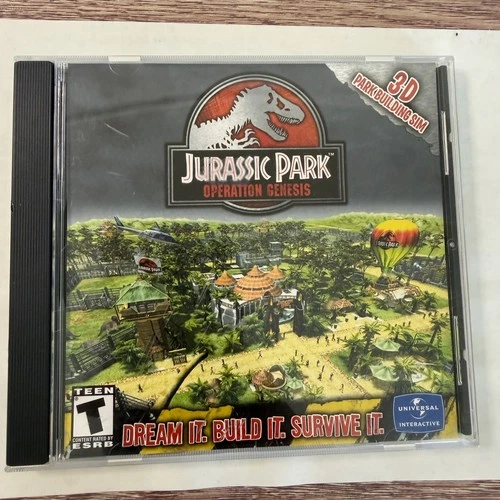 Jurassic Park: Operation Genesis (PC, 2003) - 3D Park Building Sim - Tested