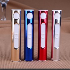 Electric USB Cigarette Lighter Mini Slim Cigarette Lighter Aluminum Rechargeable