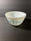 Pyrex Amish Butterprint 401 Mixing Bowl Vintage, 1 1/2 Pint, Turquoise Aqua VTG