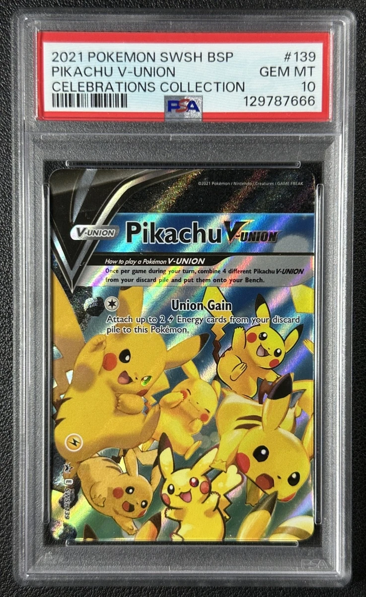 Las mejores ofertas en Cartas de JCC Pokémon Pikachu V-Union | eBay