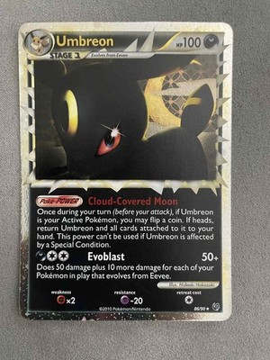 Umbreon (Prime) 86/90 Undaunted Holo - Pokemon Trading Card 2010