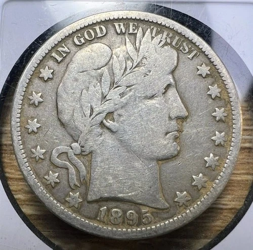 1895-O Barber Half Dollar - Actual Coin Shown - 90% Silver Coin INV#622