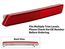 Rear Reflector for 2018-2024 Traverse 2014-19 CTS Sedan Passenger Side GM1185111