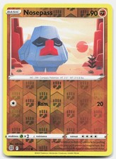 Pokemon Nosepass 073/172 Brilliant Stars Reverse Holo NM