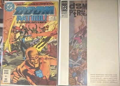 Doom Patrol #1, #50, #65, and #66 