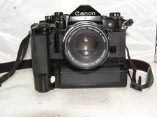 Canon A-1 Lens Fl 1 1.4 50Mm With Motor Drive Ma 2