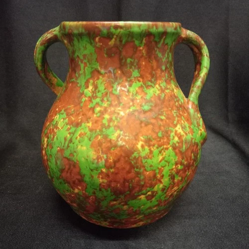 ANTIQUE WELLER HAND MADE ARTS & CRAFTS ART POTTERY COPPERTONE GLAZE VARIANT
