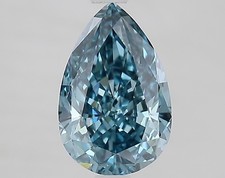 Oval Cut 2.09 Ct Fancy Vivid Blue VVS2 IGI Certified Lab Grown CVD Diamond