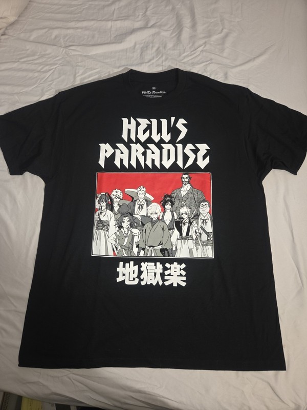 Hell's Paradise Graphic Anime T-Shirt Size XL