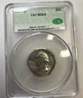 1951-S Washington Silver Quarter MS64 CAC CACg 🔥(9143)