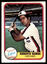 Roberto Ramos 1981 Fleer #162 Montreal Expos MLB READ FREE SHIPPING AutographDen