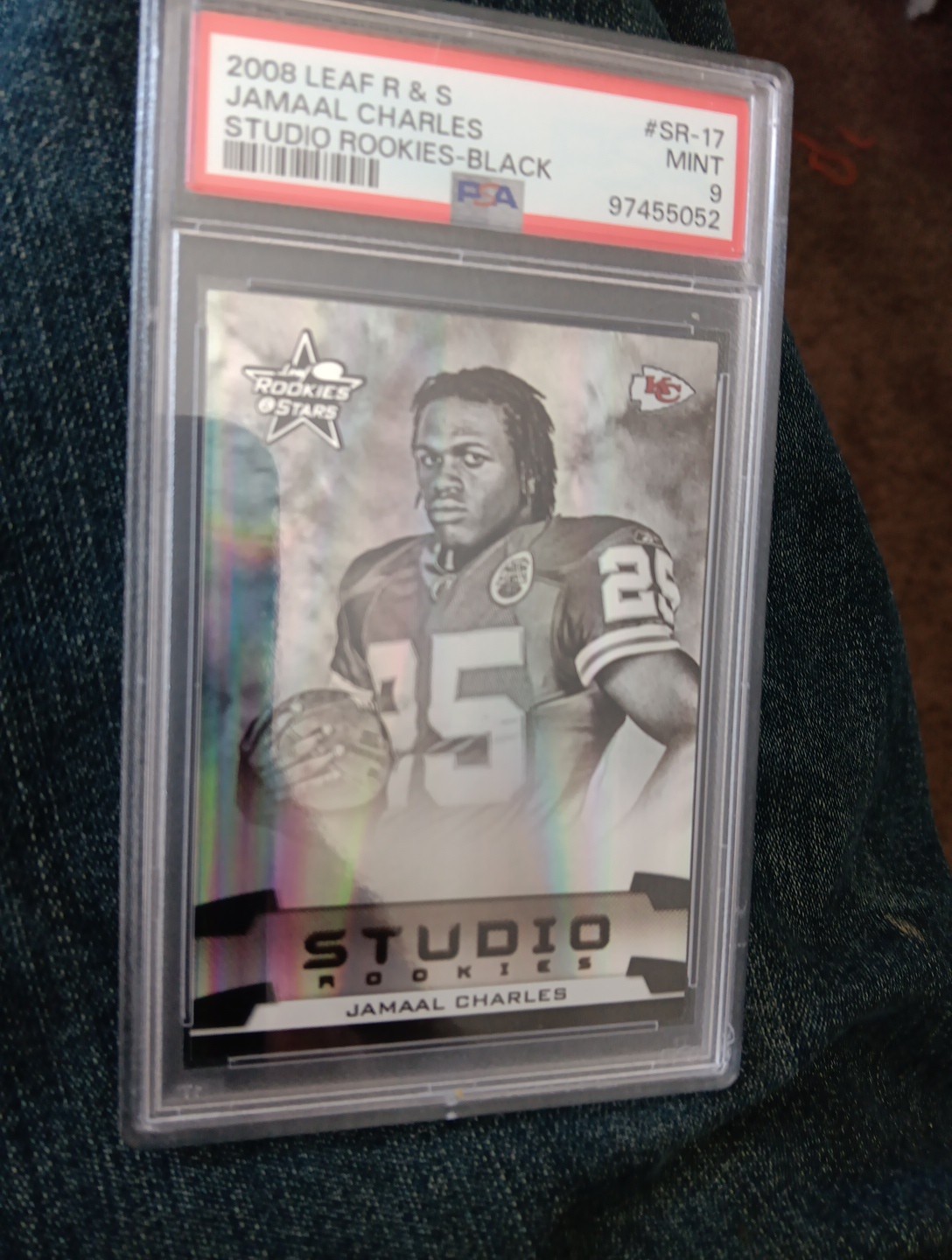 Jamaal Charles Leaf R & S Studio Rookies #SR17 Black