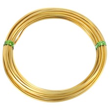 16Ga/1.2mm 19.69Ft Soft Bendable Brass Square Wire, Brass