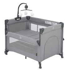 2-in-1 Baby Playard, Pack and Play Bassinet, Easy Folding Portable Crib with ...