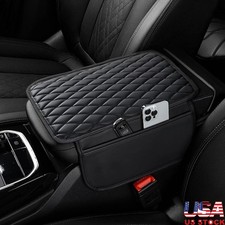 Car Console Cover W Storage Pockets Anti Slip Easy Install Protector Essentials Car Console Cover W Storage Pockets Anti Slip Easy Install Protector Essentials