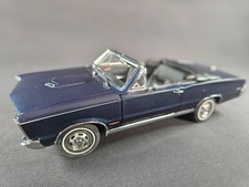 Danbury Mint 1965 Pontiac Gto Convertible Navy 124 Scale Inv. 7161 Danbury Mint 1965 Pontiac Gto Convertible Navy 124 Scale Inv. 7161